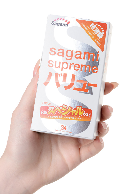 Изображение Sagami, Япония Презервативы Sagami, xtreme, латекс, 19 см, 5,4 см, 24 шт.