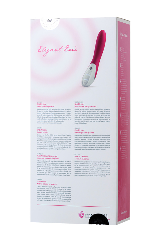 Изображение MYSTIM Вибратор Mystim Elegant Eric силиконовый, фуксия, 27 см