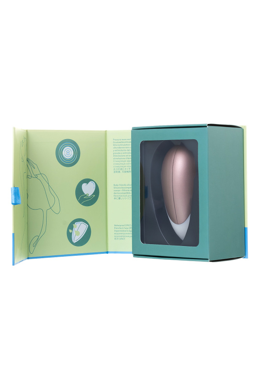 Фото Satisfyer, Германия Вакуум-волновой бесконтактный стимулятор клитора Satisfyer Pro Deluxe NG, силикон, розовый, 11 см.