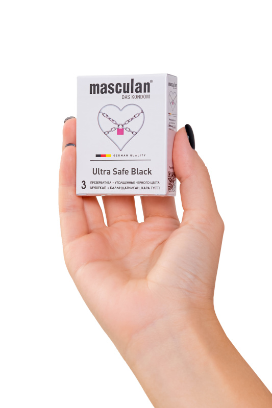 Фото Masculan Презервативы Masculan, ultra 4, ультрапрочные, 19 см, 5,3 см, 3 шт. (Ultra Safe №3)