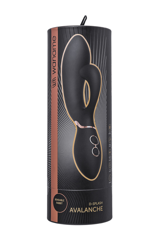 Фото Waname D-splash Вибратор-кролик WANAME D-SPLASH Avalanche, силикон, черный, 20,5 см