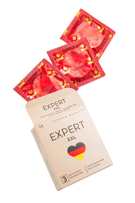 Фото  Презервативы EXPERT XXL, увеличенного размера, 3 шт
