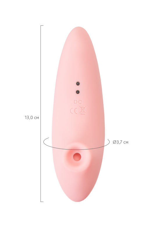 Фото Flovetta by toyfa, Китай Вакуумный стимулятор Flovetta LILY, силикон, розовый, 13 см