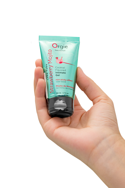 Изображение Orgie, Португалия Интимный гель ORGIE Lube Tube Strawberry Mojito на водной основе, со вкусом клубничного мохито,50 мл