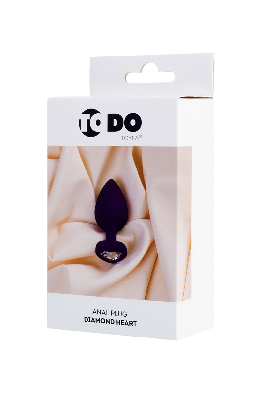 ToDo by Toyfa Анальная втулка ToDo by Toyfa Diamond Heart, силикон, фиолетовый, 7 см, Ø 2,8 см — купить в Минске Изображение ToDo by Toyfa Анальная втулка ToDo by Toyfa Diamond Heart, силикон, фиолетовый, 7 см, Ø 2,8 см