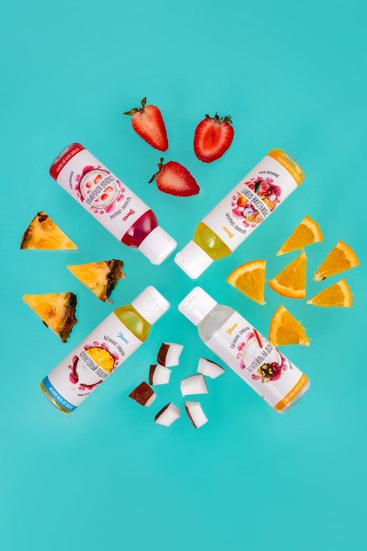 Изображение YOVEE Съедобное массажное масло Yovee «Тропический флирт» со вкусом экзотических фруктов, 100 мл