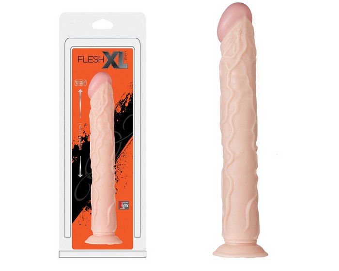 Seven Creations Фаллоимитатор реалистичный с присоской FLESHXL 13 INCH 33 см — купить в Минске Фото Seven Creations Фаллоимитатор реалистичный с присоской FLESHXL 13 INCH 33 см