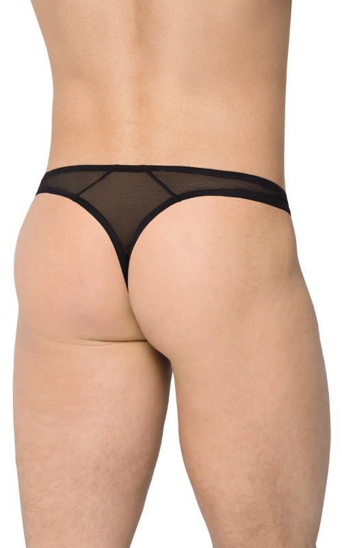 Фото SoftLine Collection, Польша Трусы мужские со вставками из сетки SoftLine Collection, черный, XL