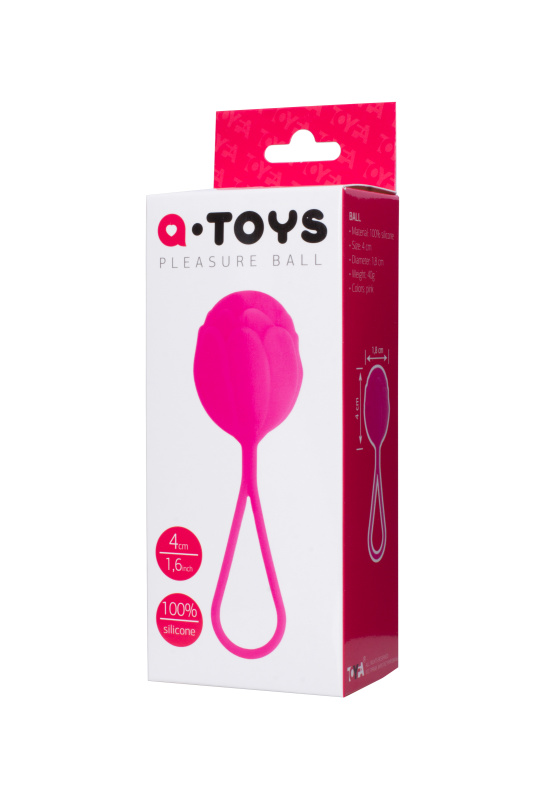 Фото A-toys by TOYFA Вагинальные шарики A-Toys by TOYFA Rosi, силикон, розовый, 10,5 см