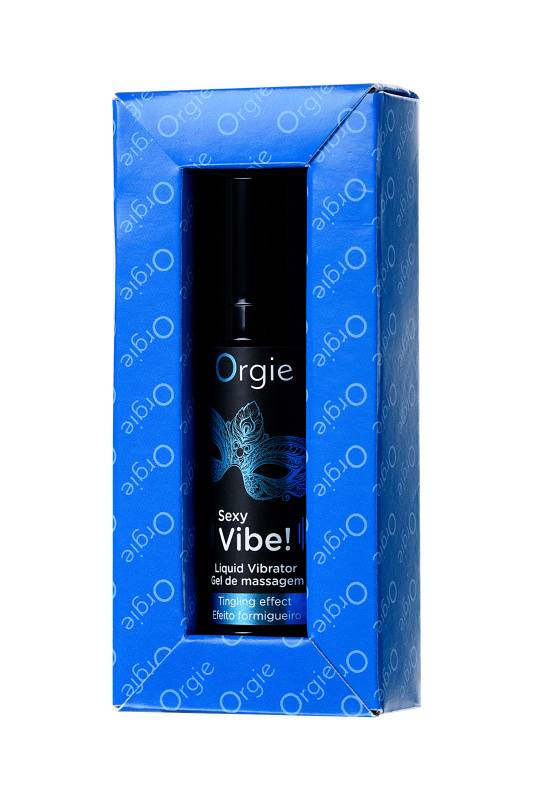 Фото Orgie, Португалия Жидкий вибратор ORGIE Sexy Vibe Liquid Vibrator с эффектом вибрации, 15 мл