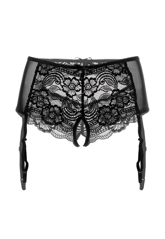 Изображение Erolanta Lingerie Эротические трусики-пояс Erolanta Sheila, черный (42-44)