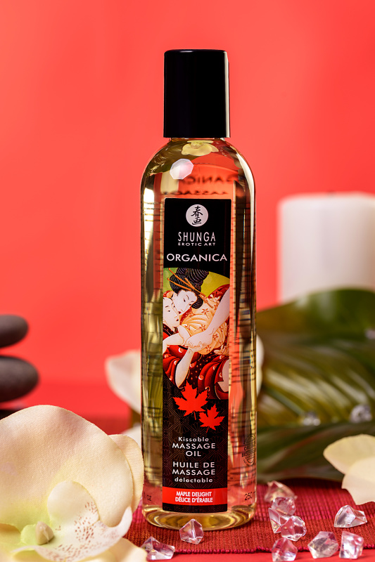 Shunga, Канада Масло массажное Shunga Organica «Кленовое наслаждение» (Maple Delight), 240 мл — купить в Минске Изображение Shunga, Канада Масло массажное Shunga Organica «Кленовое наслаждение» (Maple Delight), 240 мл