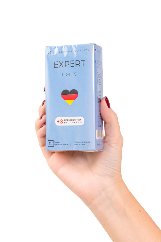 Изображение  Презервативы EXPERT Lights, ультратонкие, 15 шт