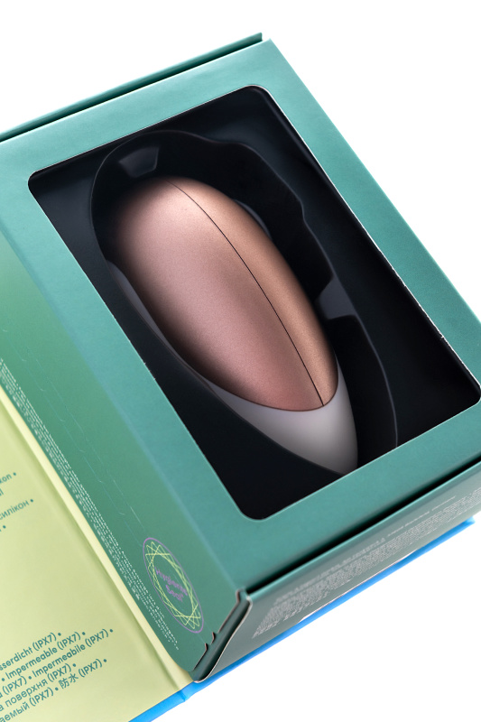 Фото Satisfyer, Германия Вакуум-волновой бесконтактный стимулятор клитора Satisfyer Pro Deluxe NG, силикон, розовый, 11 см.