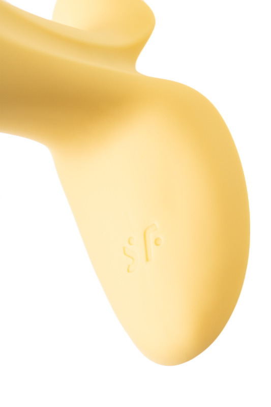 Изображение Satisfyer, Германия Анальный вибратор Satisfyer Intensity Plug Connect App, силикон, желтый, 9 см