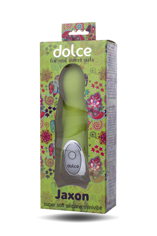 Изображение Dolce by TOYFA Вибратор TOYFA Dolce Jaxon, силикон, зеленый, 12,5см