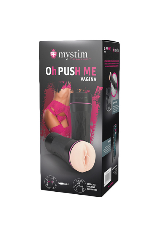 MYSTIM Мастурбатор Mystim OH PUSH ME Vagina,TPE, телесный, 21,5 см — купить в Минске Изображение MYSTIM Мастурбатор Mystim OH PUSH ME Vagina,TPE, телесный, 21,5 см