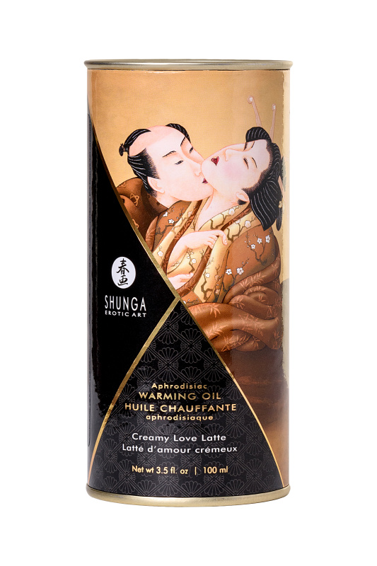 Shunga, Канада Масло массажное для тела Shunga «Любовный крем латте» (Creamy Love Latte), разогревающее, 100 мл. — купить в Минске Фото Shunga, Канада Масло массажное для тела Shunga «Любовный крем латте» (Creamy Love Latte), разогревающее, 100 мл.