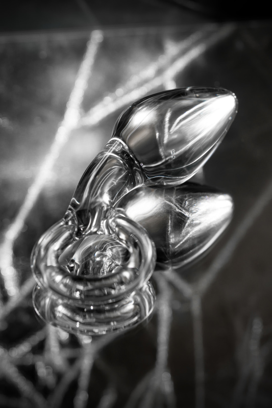 Фото Sexus Glass Анальная втулка Sexus Glass, стекло, прозрачная, 14,5 см, Ø 4 см