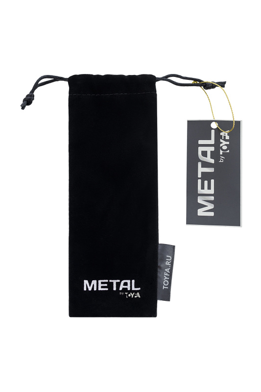Изображение Metal by TOYFA Уретральный плаг-косичка Metal by TOYFA с кольцом в основании, серебряный