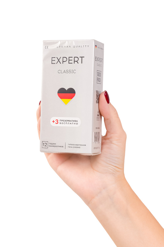 Фото  Презервативы EXPERT Classic, классические, 15 шт