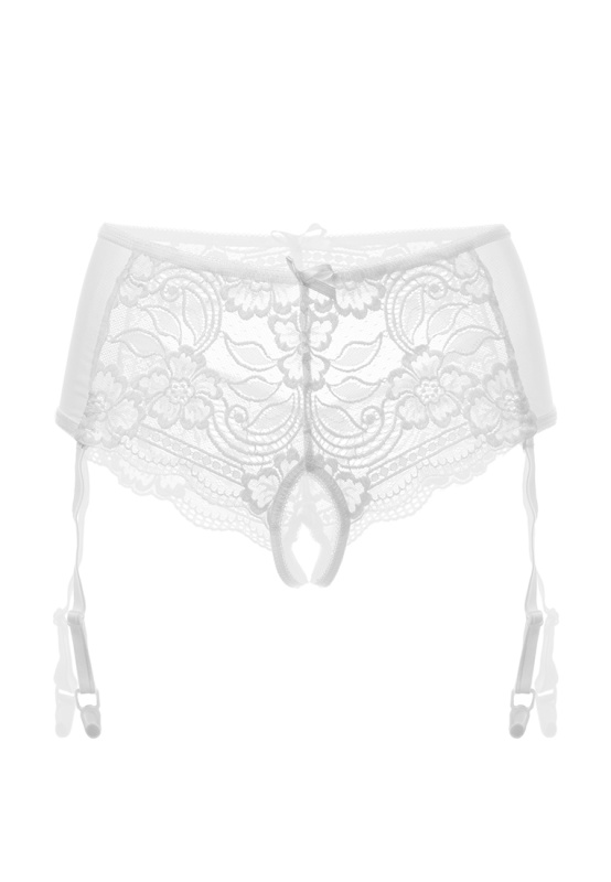 Изображение Erolanta Lingerie Эротические трусики-пояс Erolanta Sheila, белый (50-52)