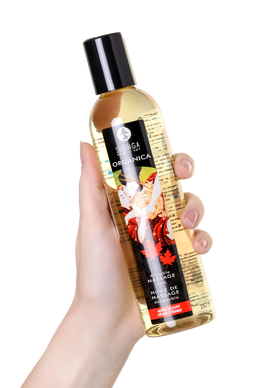 Shunga, Канада Масло массажное Shunga Organica «Кленовое наслаждение» (Maple Delight), 240 мл — купить в Минске Изображение Shunga, Канада Масло массажное Shunga Organica «Кленовое наслаждение» (Maple Delight), 240 мл