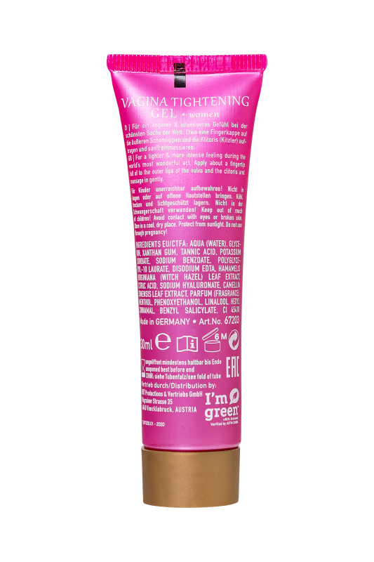 Изображение  Интимный гель VAGINA TIGHTENING GEL  women 30 мл.