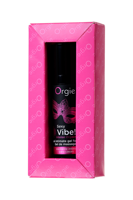 Orgie, Португалия Гель для массажа ORGIE Sexy Vibe Intense Orgasm с разогревающим и охлаждающим эффектом, 15 мл — купить в Минске Изображение Orgie, Португалия Гель для массажа ORGIE Sexy Vibe Intense Orgasm с разогревающим и охлаждающим эффектом, 15 мл