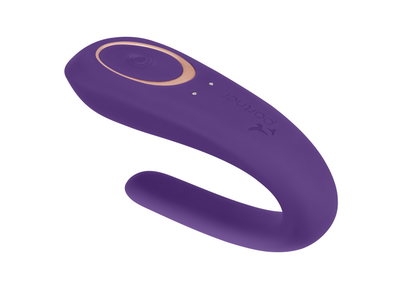 Фото Satisfyer, Германия Многофункциональный стимулятор для пар Satisfyer Partner Double Classic, силикон, фиолетовый, 9,5 см