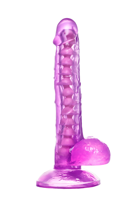 Изображение A-toys by TOYFA Реалистичный фаллоимитатор A-Toys by TOYFA Celiam, TPE, фиолетовый, 20,5 см
