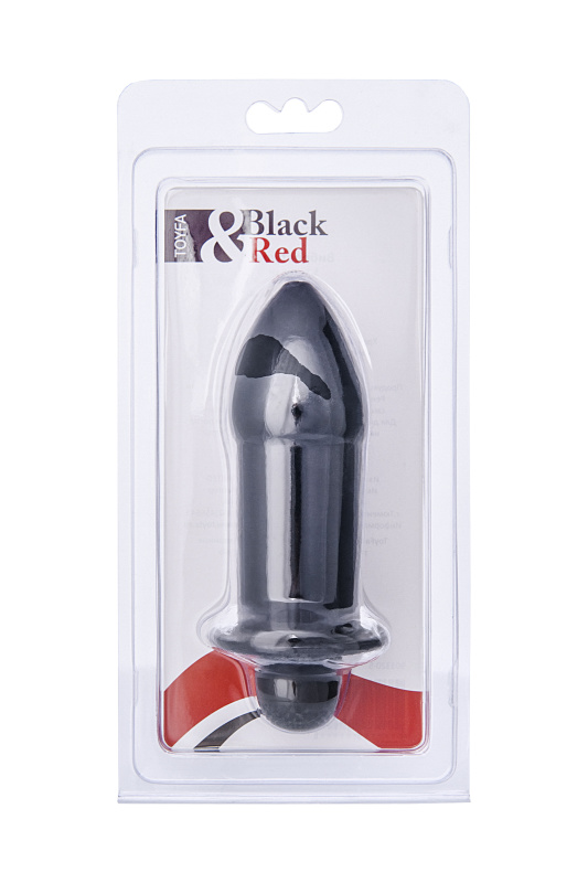Фото Black & Red by TOYFA Вибровтулка 11,5 см черная