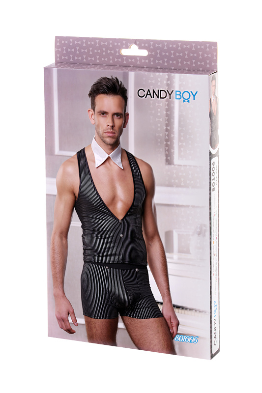 Candy Boy, Гонконг Костюм джентльмена Candy Boy (жилет, трусы, воротник), черно-белый, OS — купить в Минске Фото Candy Boy, Гонконг Костюм джентльмена Candy Boy (жилет, трусы, воротник), черно-белый, OS