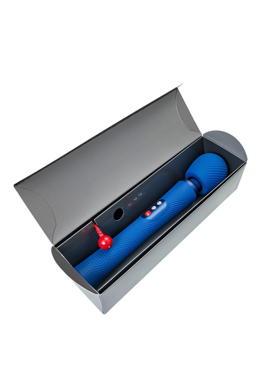 Изображение Fun Factory, Германия Вибромассажер Fun Factory VIM VIBRATING WAND, силикон, синий, 31,3 см