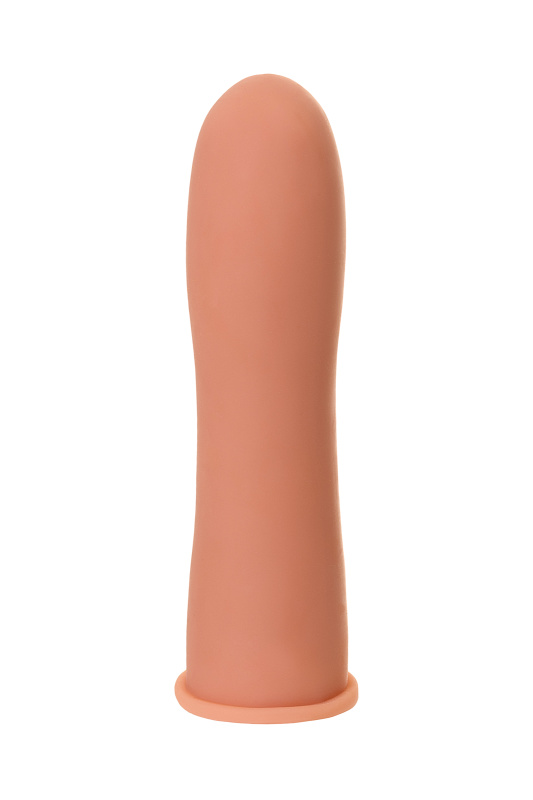 Фото KOKOS Насадка реалистичная KOKOS EXTREME SLEEVE с имитацией пирсинга, TPE, телесная, 14.7 см