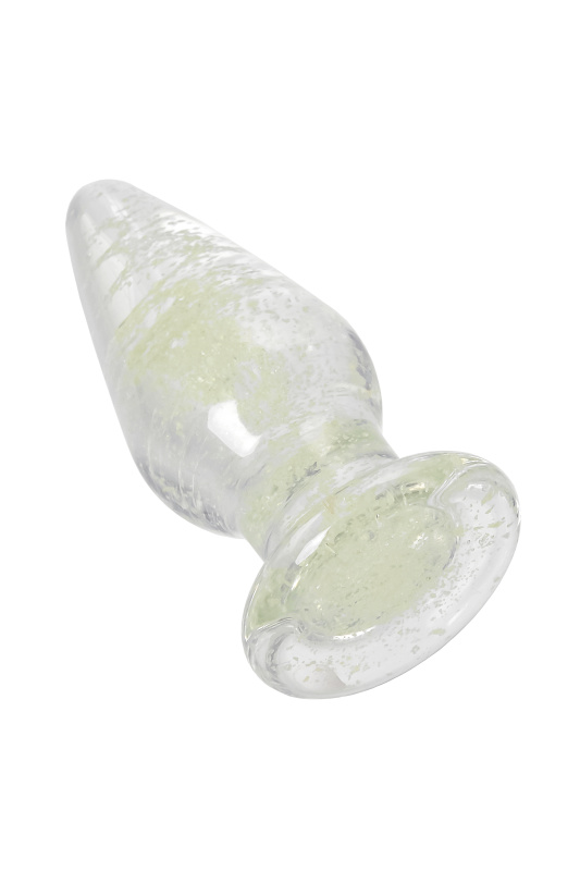 Фото Sexus Glass Анальная втулка Sexus Glass светящаяся в темноте, стекло, прозрачная, 9,8 см