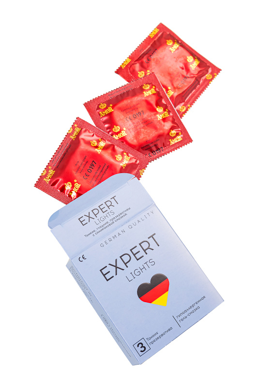 Фото  Презервативы EXPERT Lights Germany 3 шт. (ультратонкие)