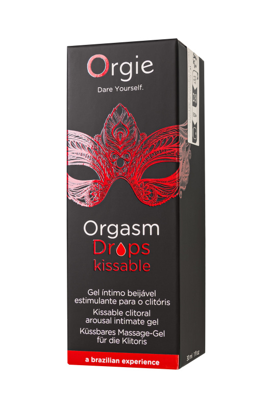 Изображение Orgie, Португалия Интимный гель для клитора ORGIE Orgasm Drops Kissable, 30 мл