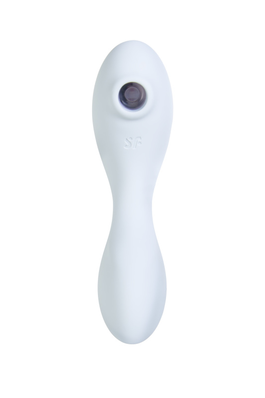 Фото Satisfyer, Германия Вакуумный стимулятор клитора Satisfyer Curvy Trinity 5+, голубой