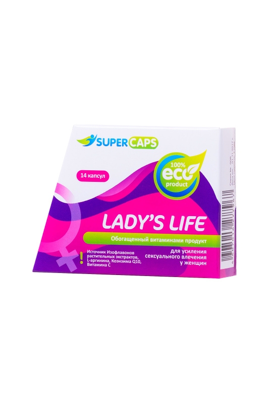 Фото Supercaps, Китай Капсулы LadysLife возбуждающие для женщин, 14 шт.