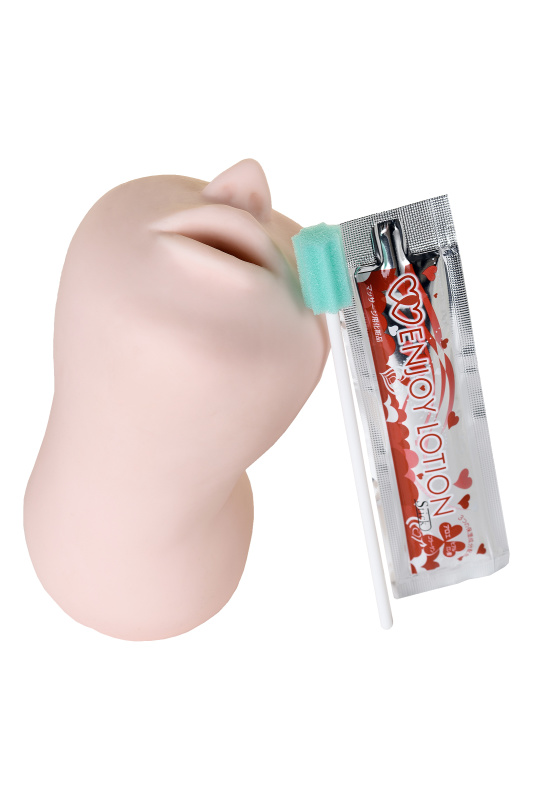 Enjoy Toys Мастурбатор реалистичный рот, Sugofella, ENJOY TOYS, TPE, телесный, 19 см — купить в Минске Изображение Enjoy Toys Мастурбатор реалистичный рот, Sugofella, ENJOY TOYS, TPE, телесный, 19 см