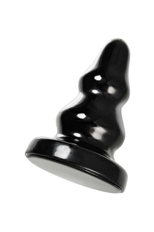 Фото  Анальная втулка POPO Pleasure by TOYFA Monoceros, PVC, черная, 15 см, Ø 7 см