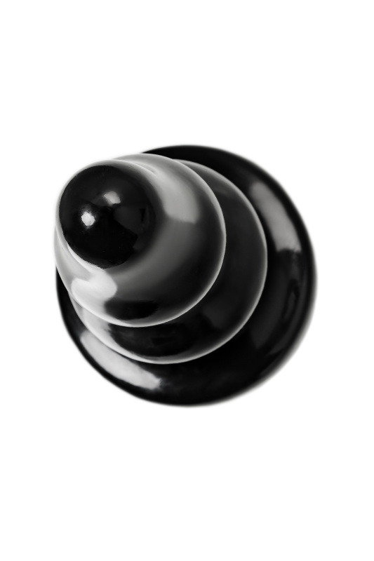 Фото  Анальная втулка POPO Pleasure by TOYFA Monoceros, PVC, черная, 15 см, Ø 7 см