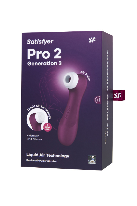 Изображение Satisfyer, Германия Вакуумный стимулятор клитора Satisfyer Pro 2 Generation 3, красный, 16,4 см