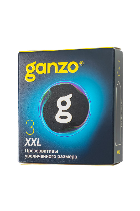 GANZO Презервативы GANZO XXL увеличенные, латекс, 19 см, 5,5 см, 3 шт. — купить в Минске Изображение GANZO Презервативы GANZO XXL увеличенные, латекс, 19 см, 5,5 см, 3 шт.