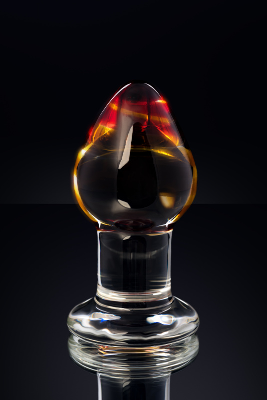 Изображение Sexus Glass Анальная втулка Sexus Glass, стекло, прозрачная, 9 см, Ø 4 см