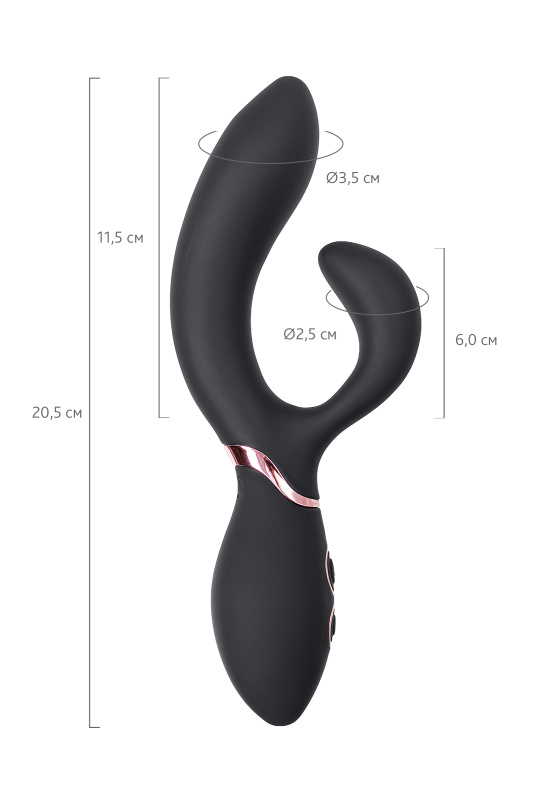 Фото Waname D-splash Вибратор-кролик WANAME D-SPLASH Avalanche, силикон, черный, 20,5 см
