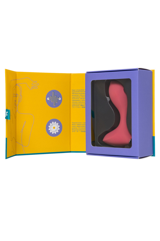 Изображение Satisfyer, Германия Анальная вибровтулка Satisfyer Backdoor Lover, красная, 11,2 см