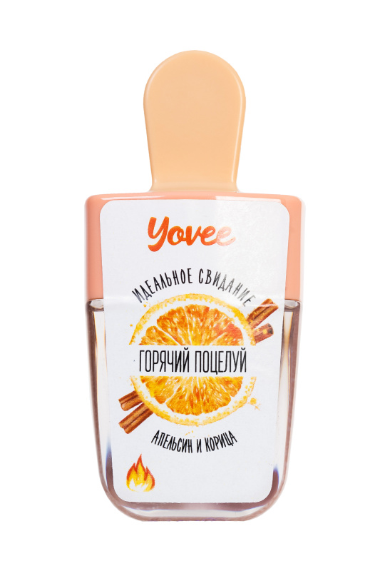 Изображение YOVEE Бальзам для губ Yovee «Горячий поцелуй» с ароматом апельсина и корицы, разогревающий, 5 мл