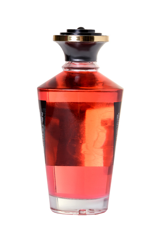 Фото Shunga, Канада Масло массажное для тела Shunga «Клубника и шампанское»Sparkling Strawberry Wine,разогревающее,100мл